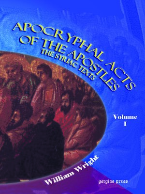 cover image of Apocryphal Acts of the Apostles